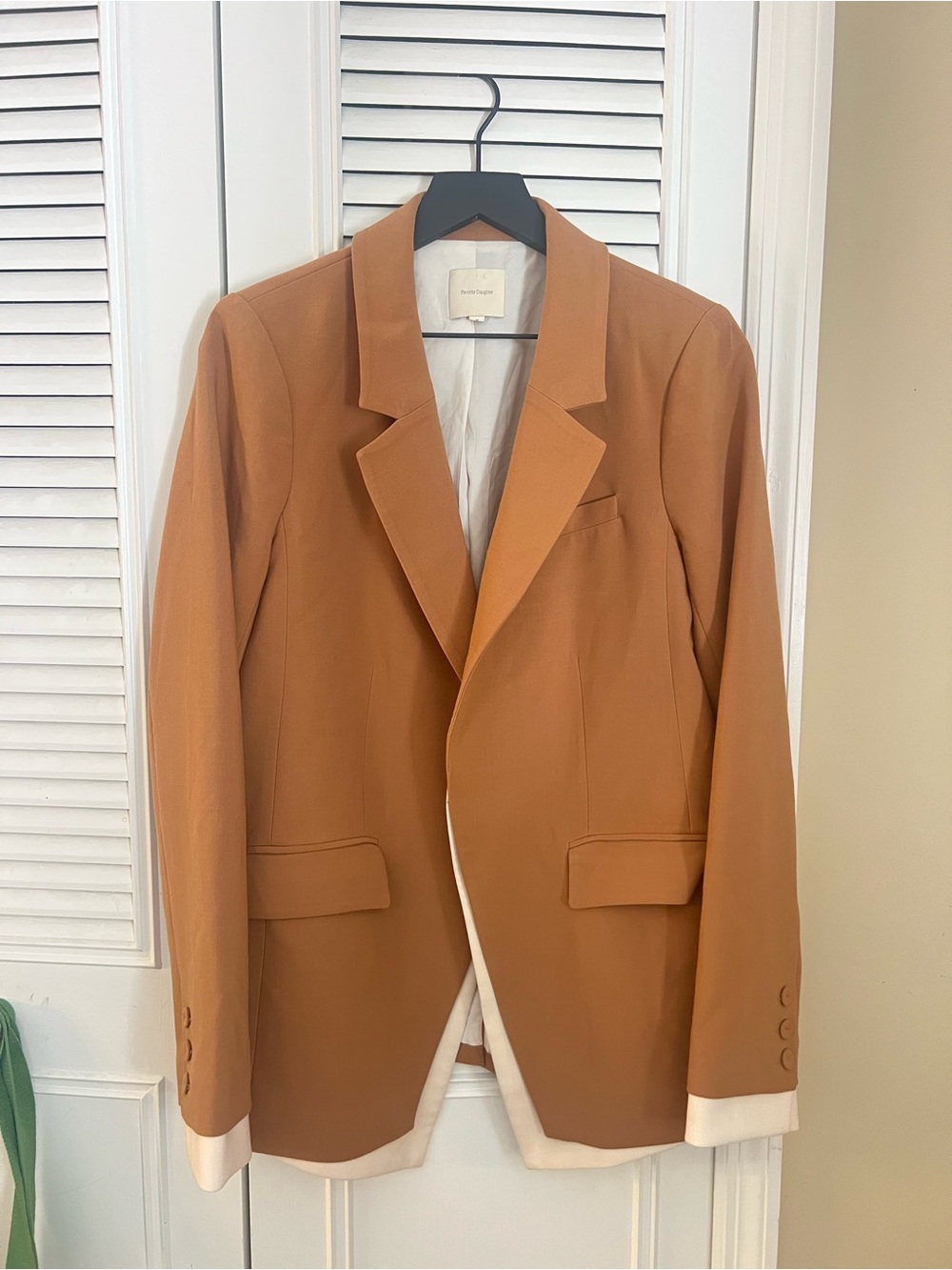 Favorite Daughter Medium THE KELLY BLAZER TAN - Picture 5 of 14